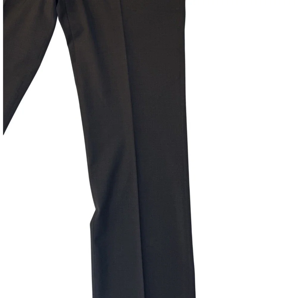 Calvin Klein 2 Piece Wool Suit Mens 42R Charcoal Grey Modern Formal Business‎